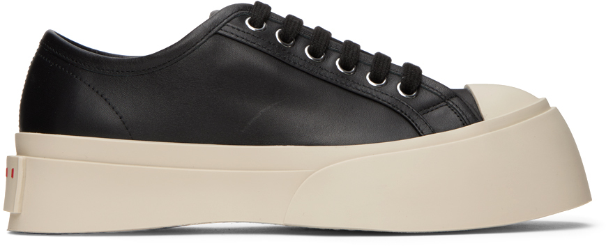 Shop Marni Black Pablo Sneakers In 00n99 Black