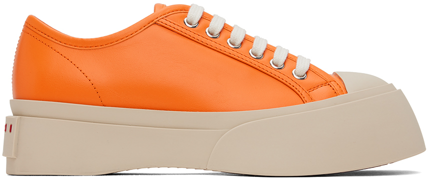 Marni Orange Pablo Sneakers In 00r17 Carrot