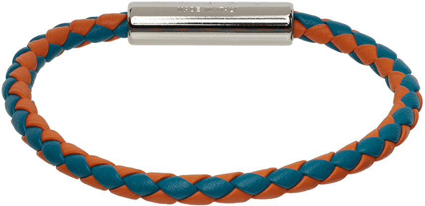 Marni Blue & Orange Braided Bracelet