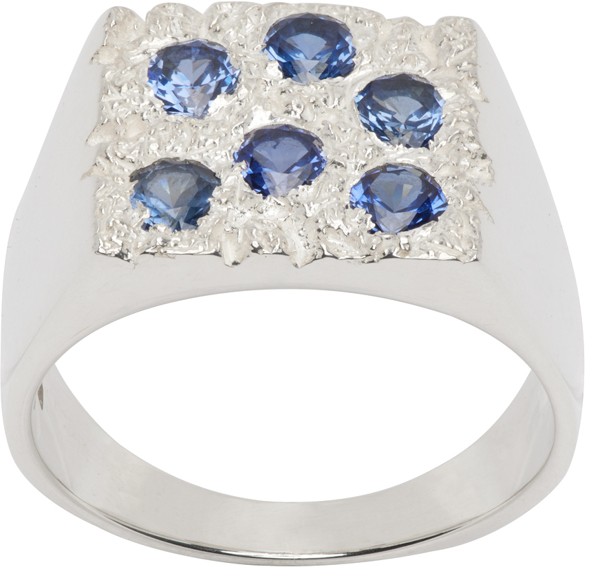 Shop Bleue Burnham Silver 'the Rose Garden' Ring