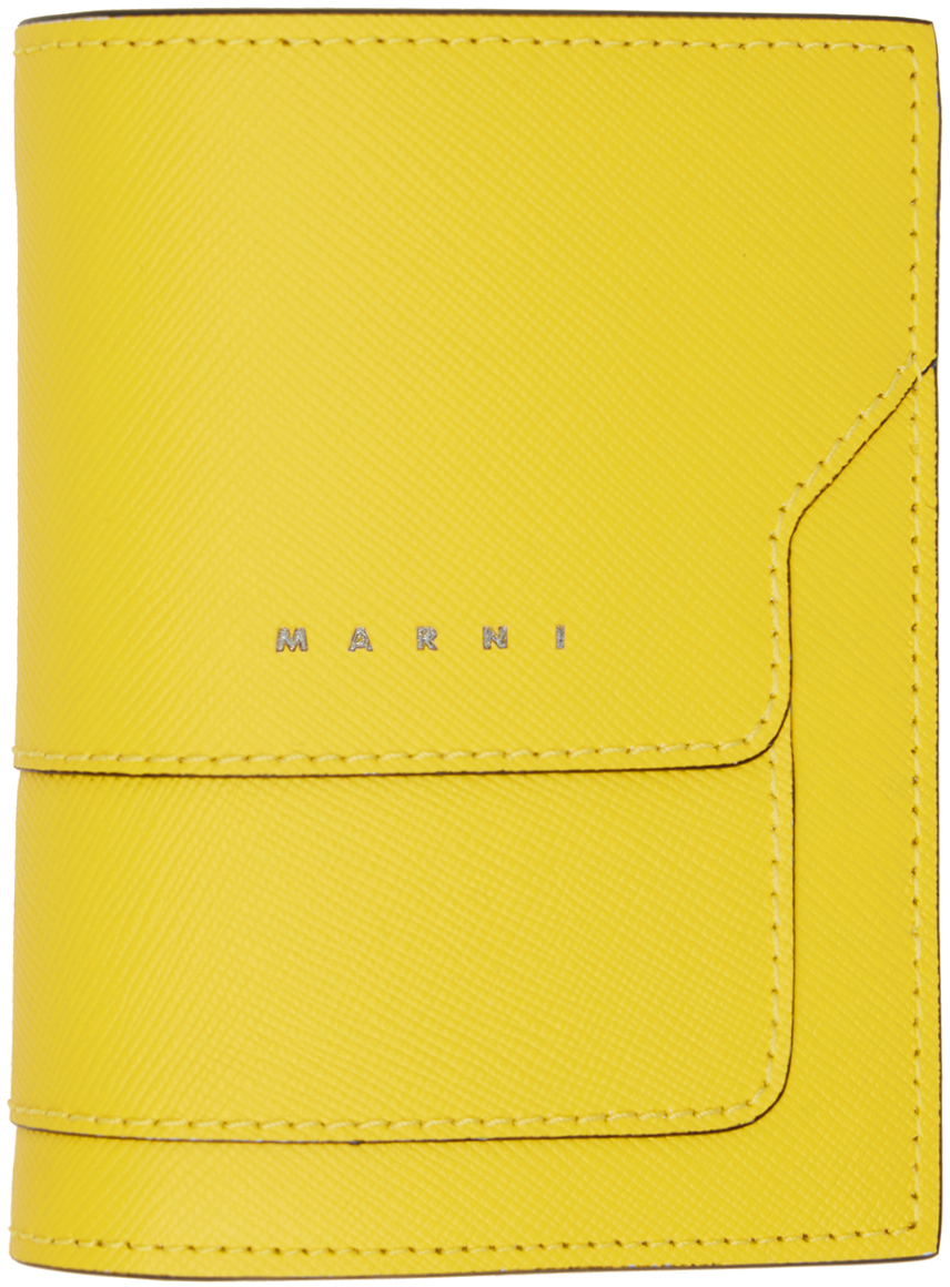 Marni Yellow Bifold Wallet | ModeSens