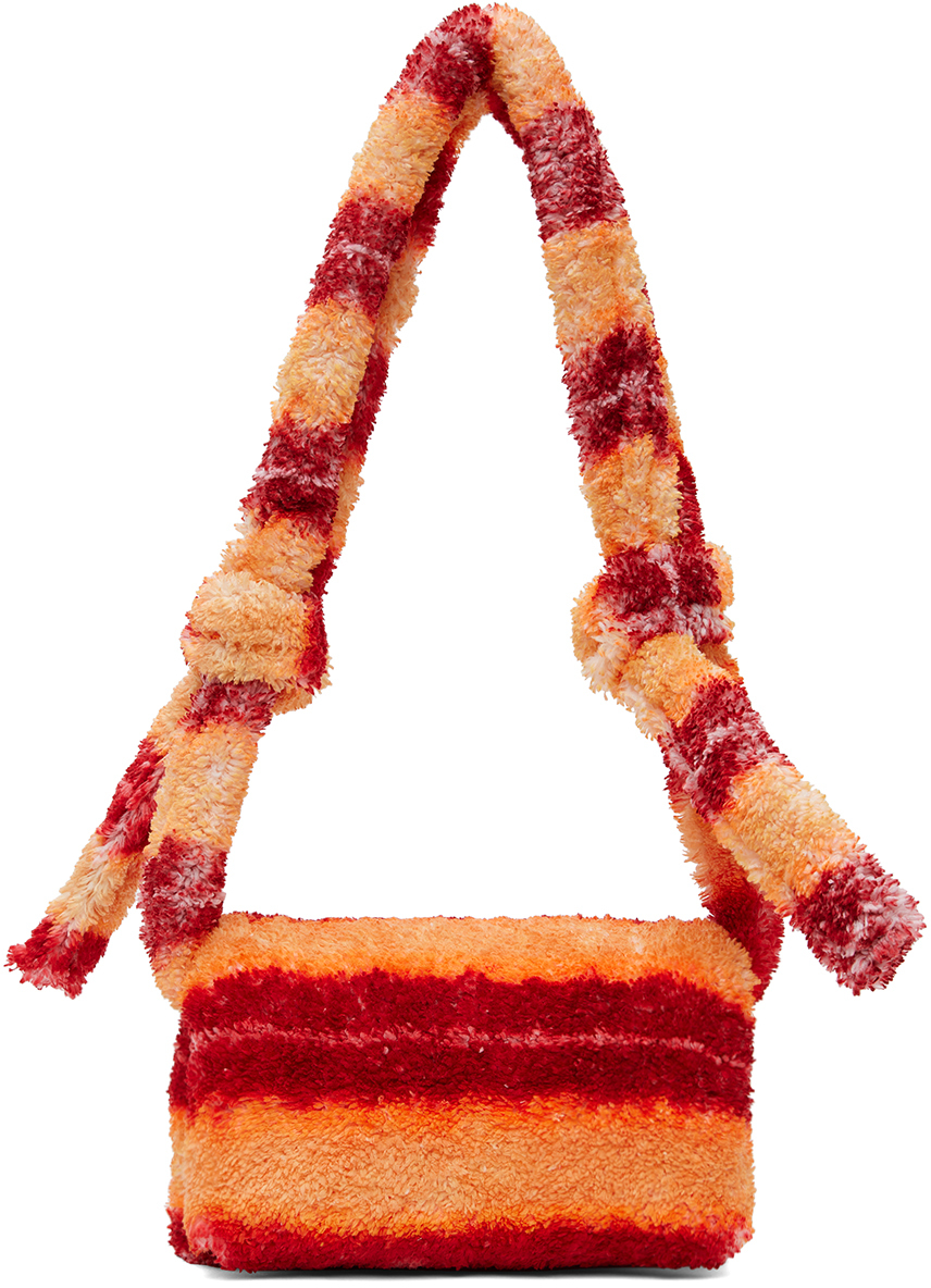 【関税込み】Marni レッド&オレンジ スモール Prisma バッグ Marniのレッド&オレンジ スモール Prisma バッグがセール中