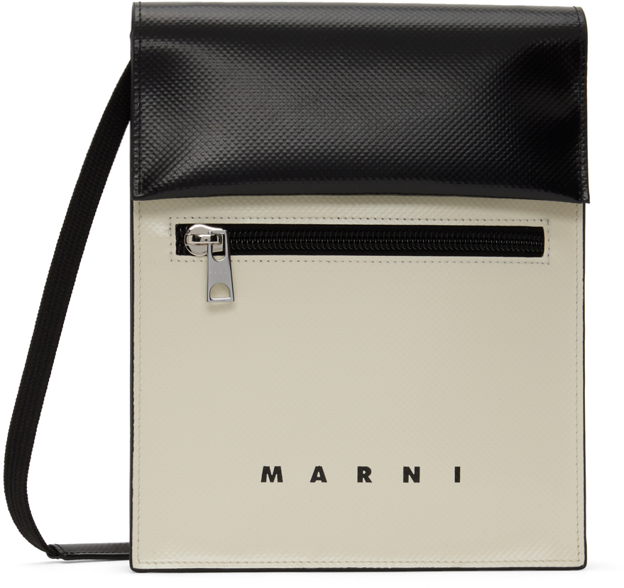 Marni Black & White Mini Crossbody Bag