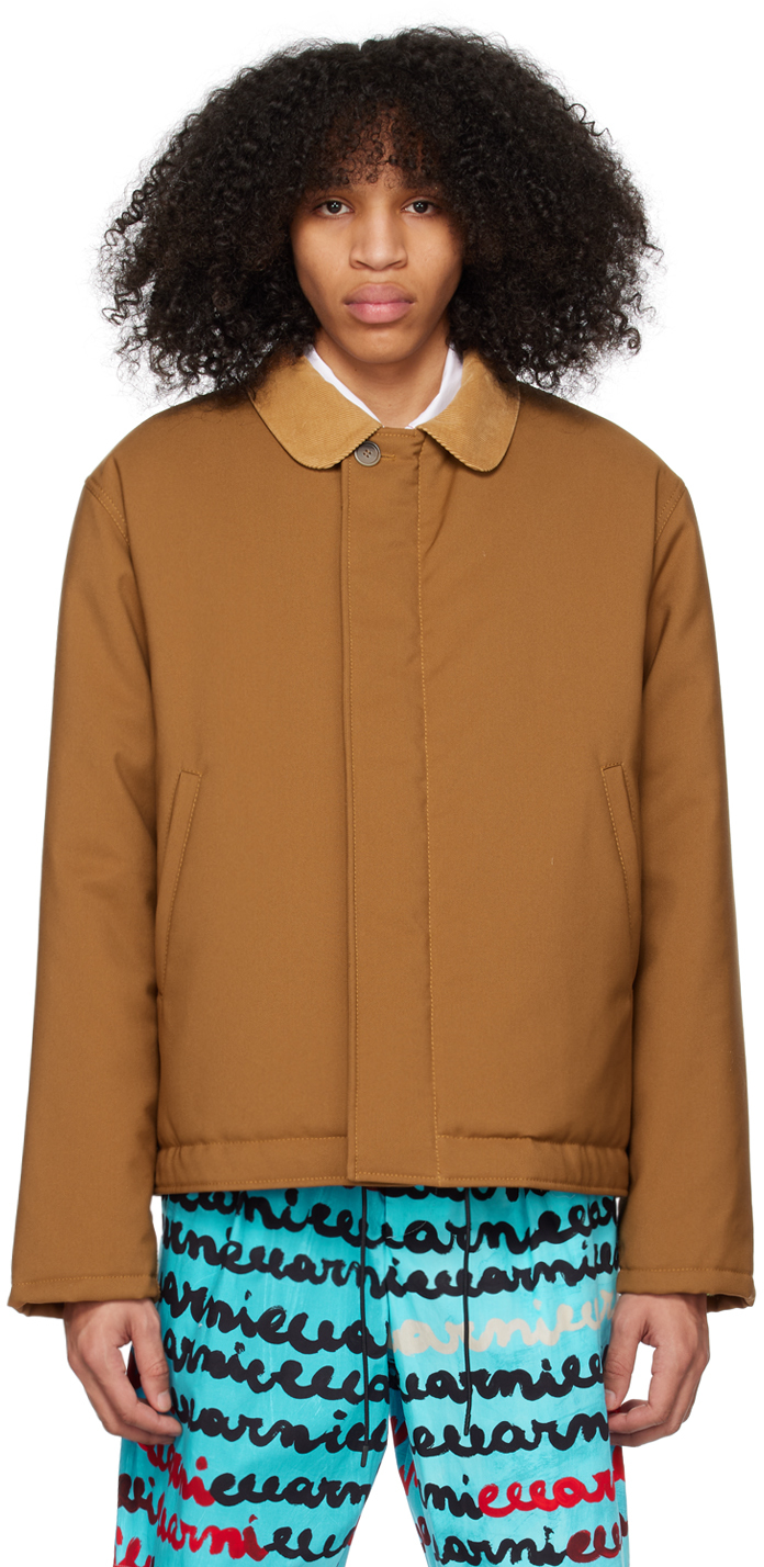 MARNI TAN PADDED JACKET