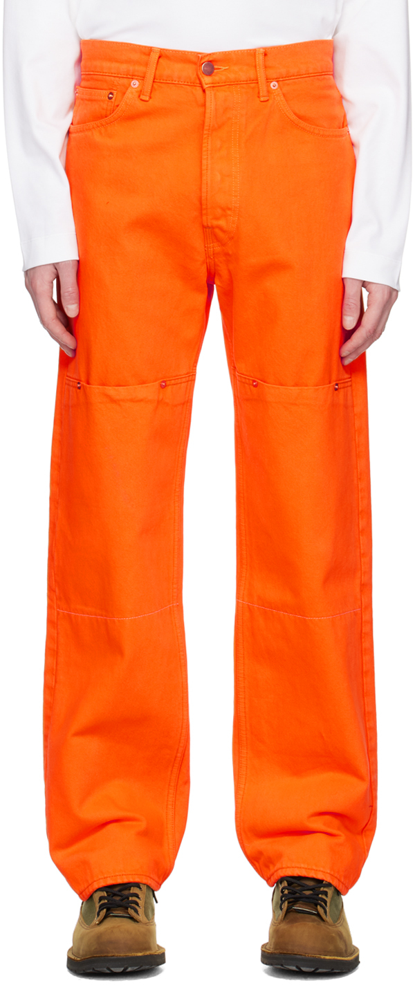 CARSON WACH Orange 'The Original 333' Jeans