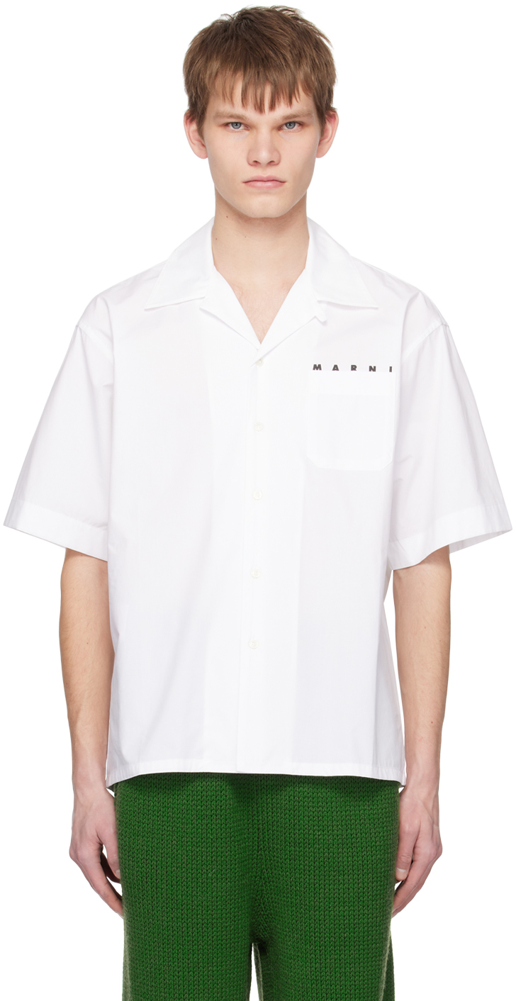 Marni White Button-Up Shirt