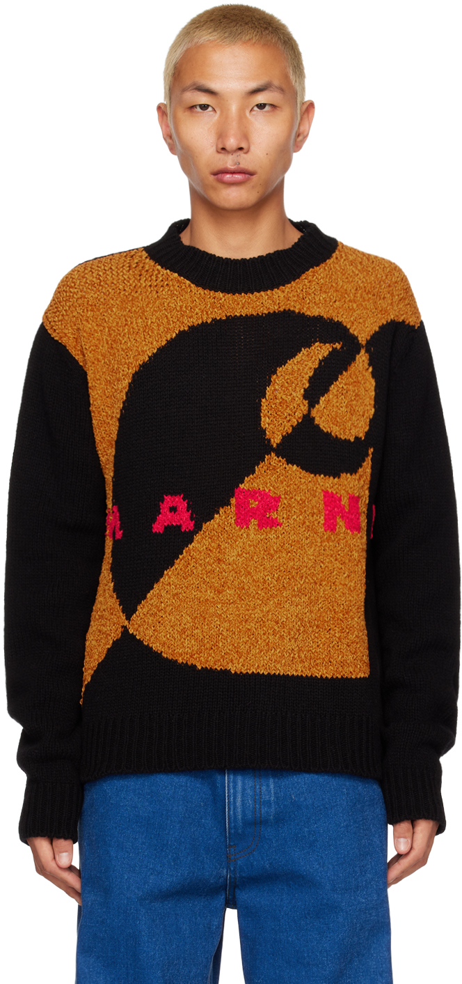 Marni: Black Carhartt WIP Edition Graphic Sweater | SSENSE