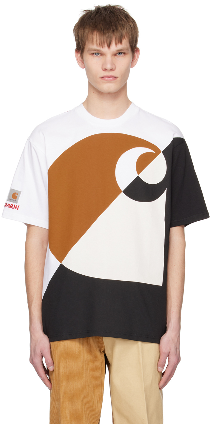 Marni Multicolor Carhartt WIP Edition Printed T-Shirt