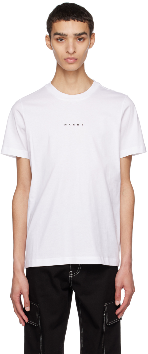 White Printed T-Shirt