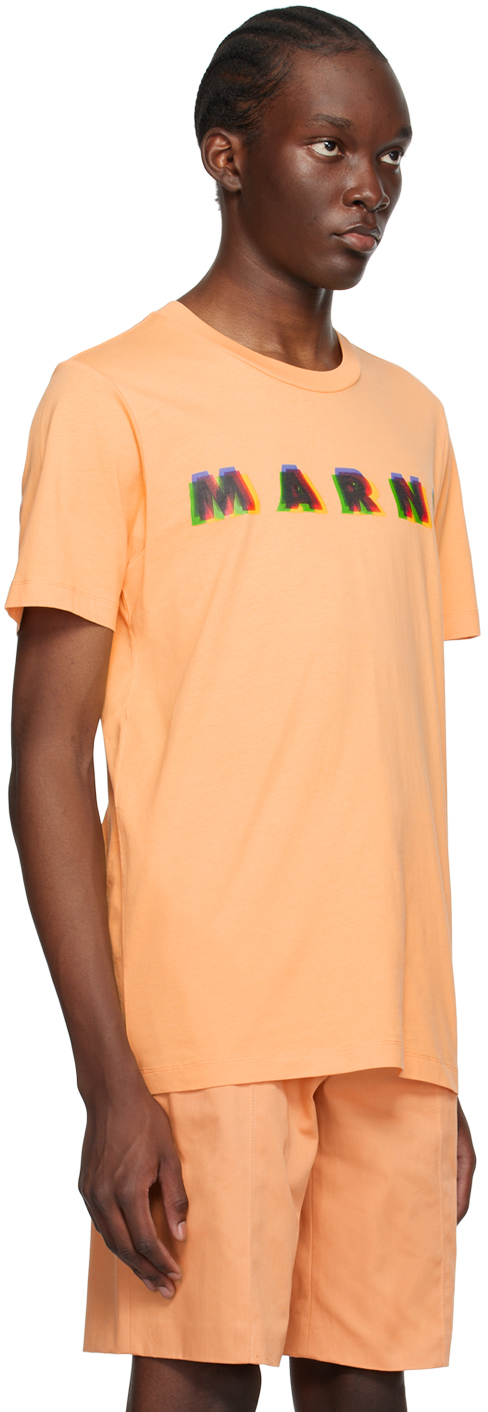 Marni Orange Printed T-Shirt | Smart Closet