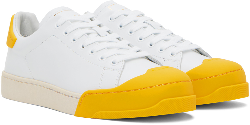 Marni SSENSE Exclusive Yellow Pablo Sneakers