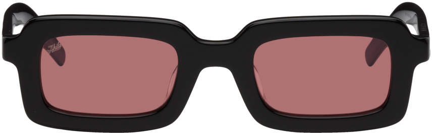 Akila Black Eos Sunglasses In Black / Rose