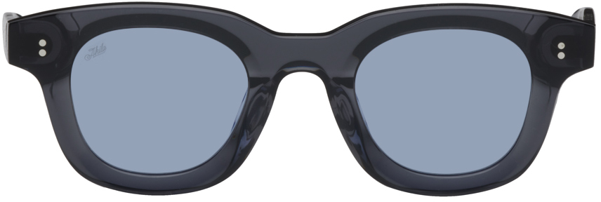 Akila Blue Apollo Sunglasses In Onyx / Blue