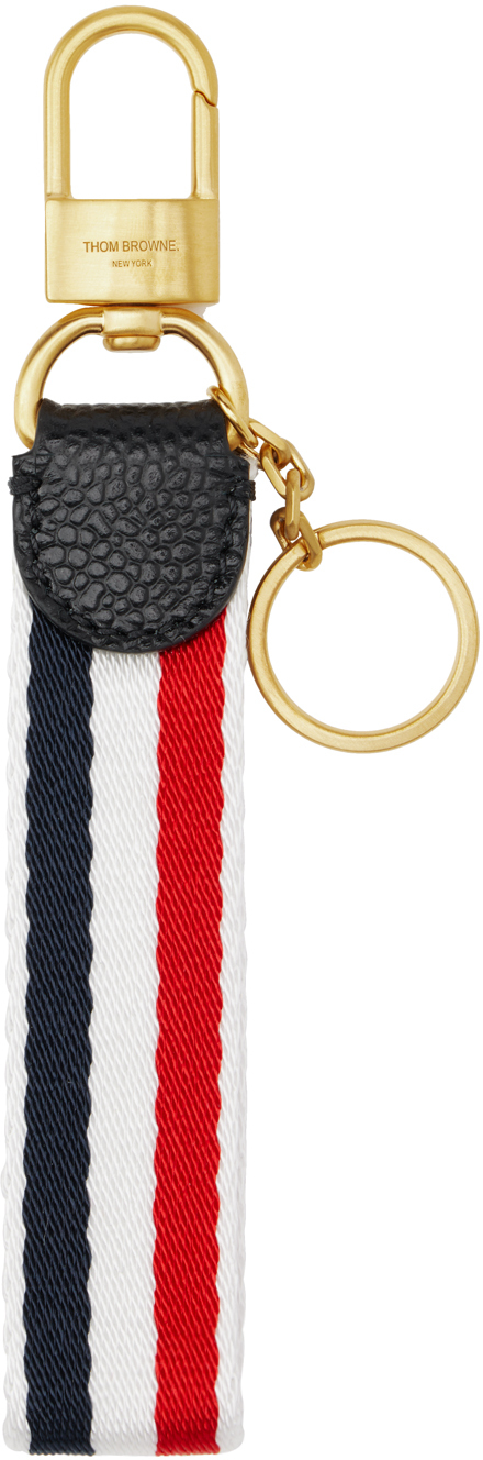 Multicolor Webbing Loop Keychain