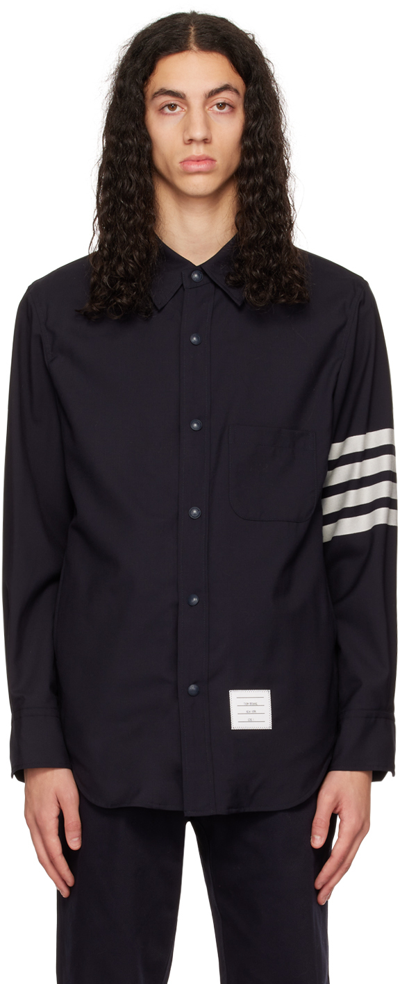 Navy 4-Bar Jacket