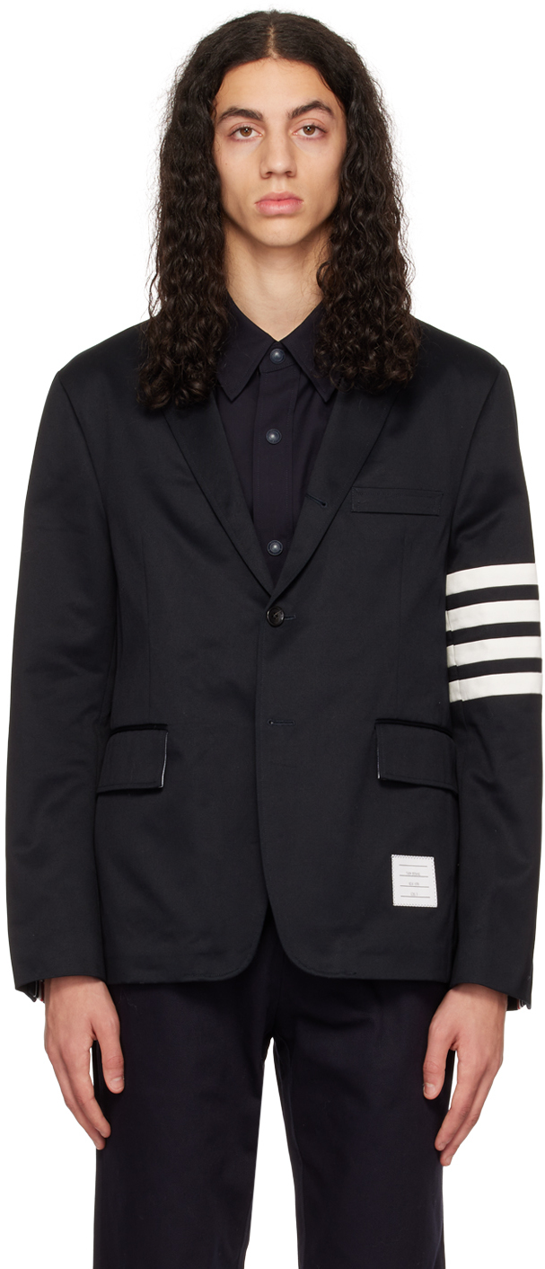 Navy Unconstructed Blazer