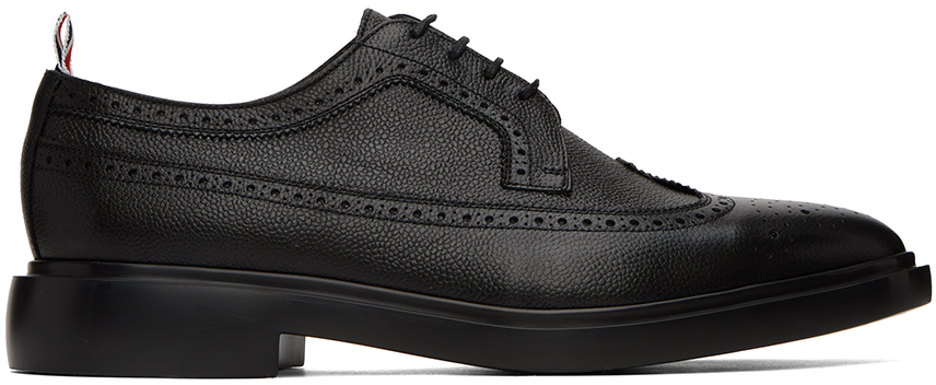 Thom Browne: Black Longwing Brogues | SSENSE