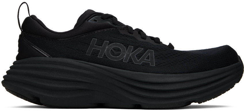 Black Bondi 8 Sneakers by HOKA on Sale