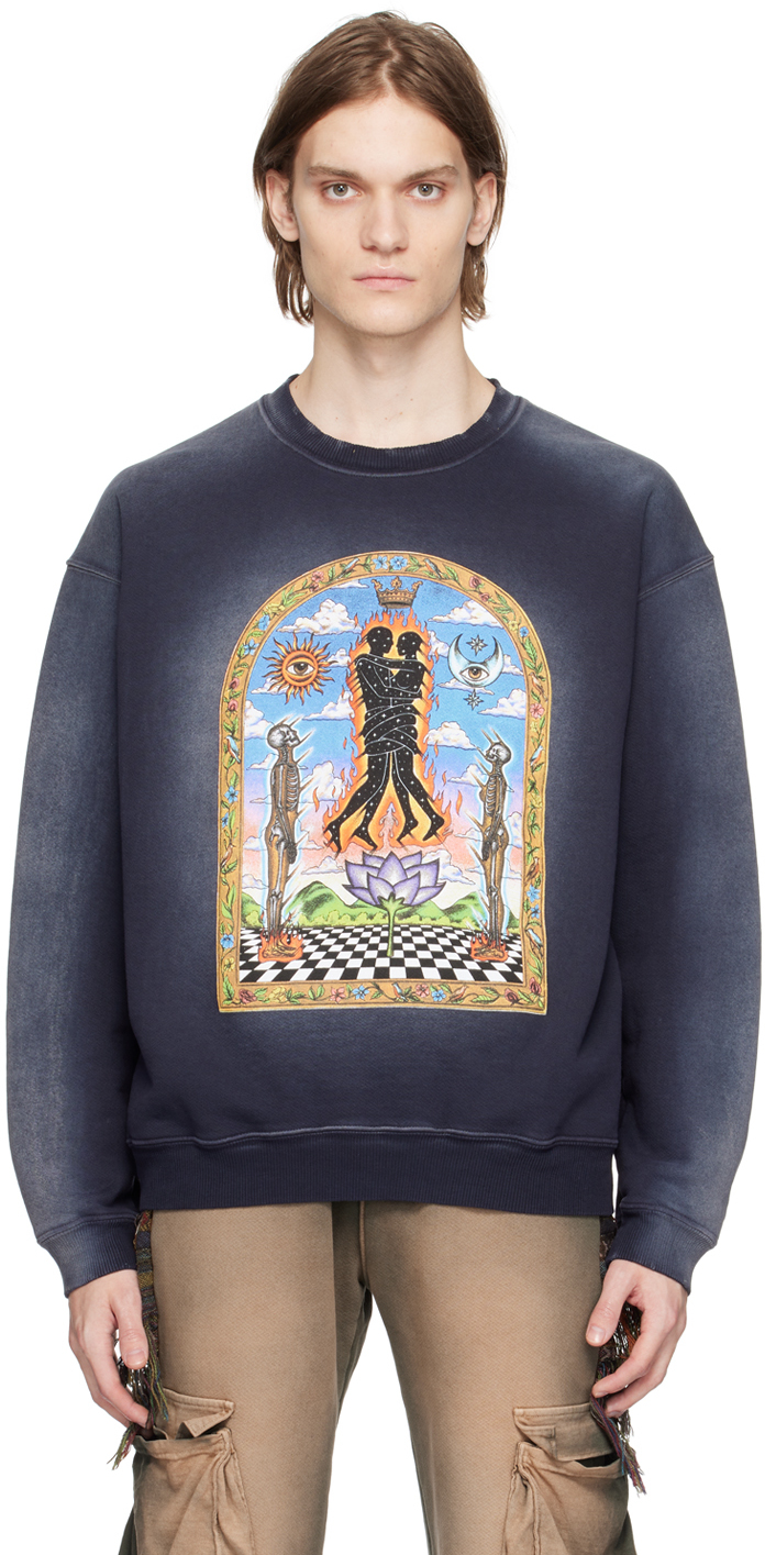 Alchemist Navy 'The Lovers' Sweatshirt