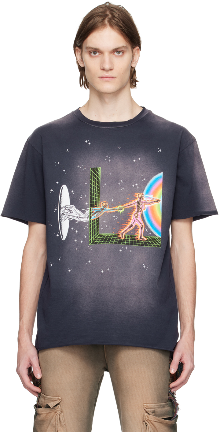 Alchemist Navy Printed T-Shirt
