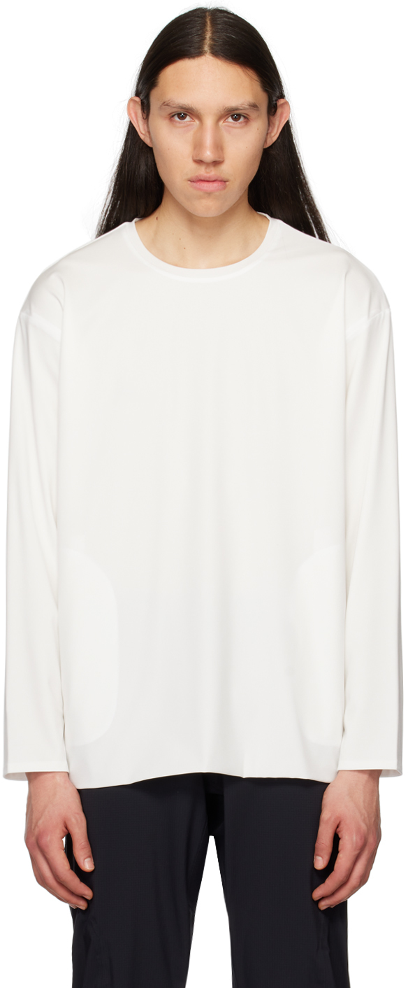 Descente ALLTERRAIN White Crewneck Long Sleeve T-Shirt