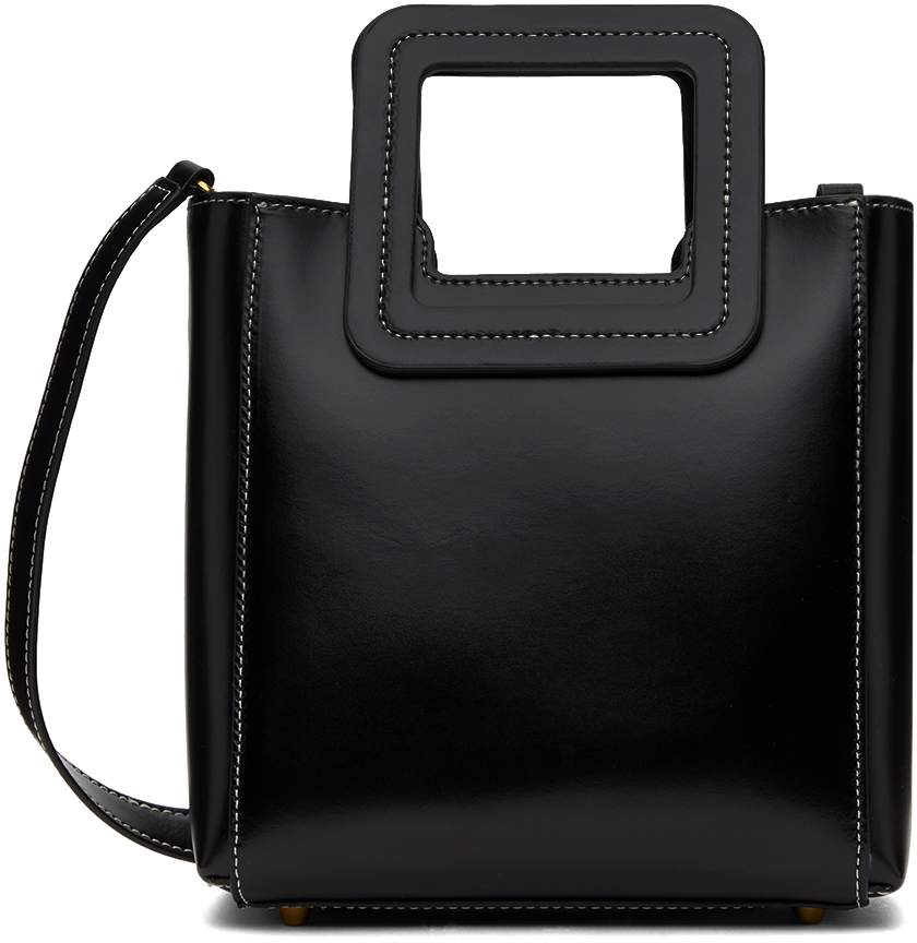 Staud Black Mini Shirley Bag Staud