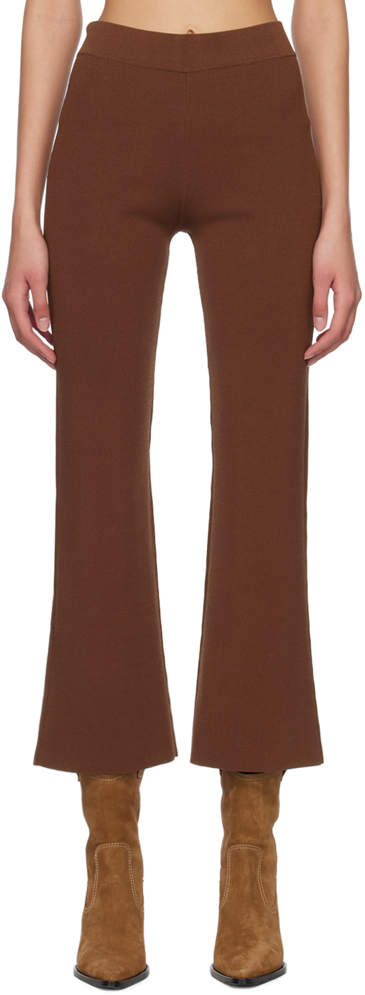 Staud Brown Estella Trousers