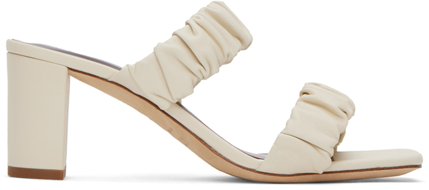 【関税込み】Staud オフホワイト Frankie ヒールサンダル Off-White Frankie Heeled Sandals by Staud on Sale