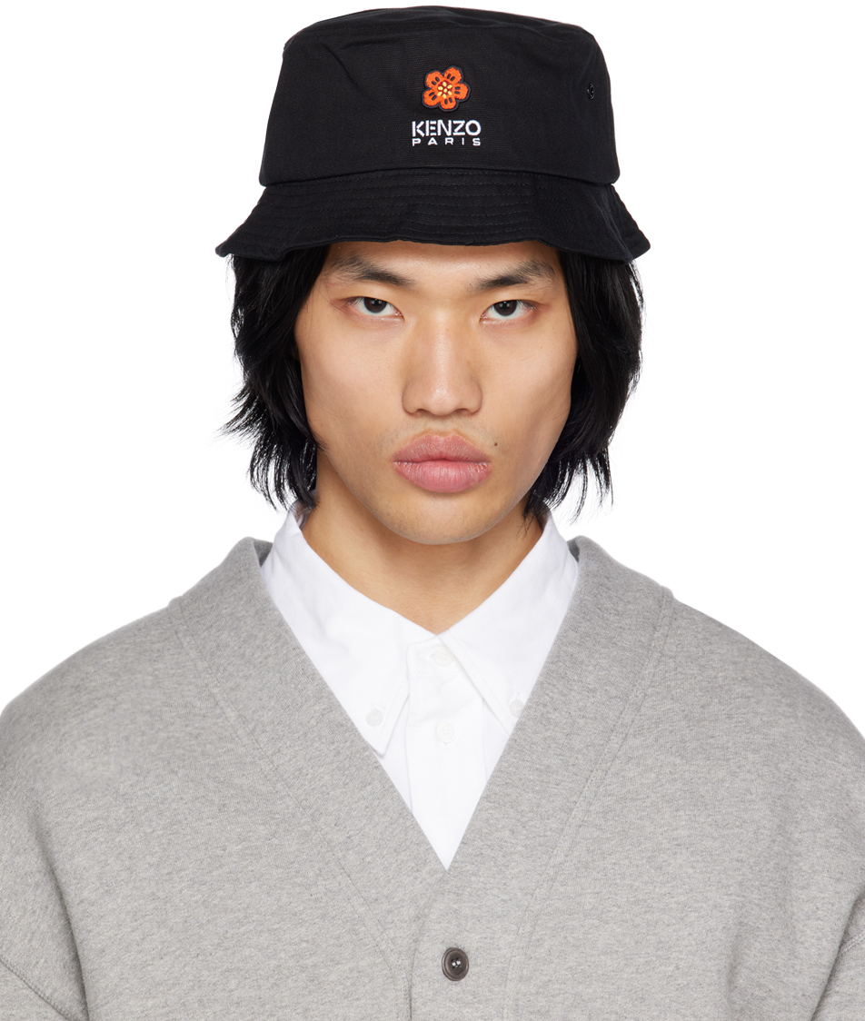 Kenzo: Black Boke Flower Bucket Hat | SSENSE