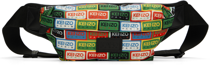 Kenzo Multicolor  Paris Logo Pouch In Mu - Multicolor
