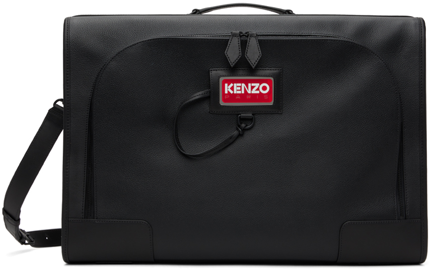 Kenzo Black  Paris Discover Travel Bag In Schwarz