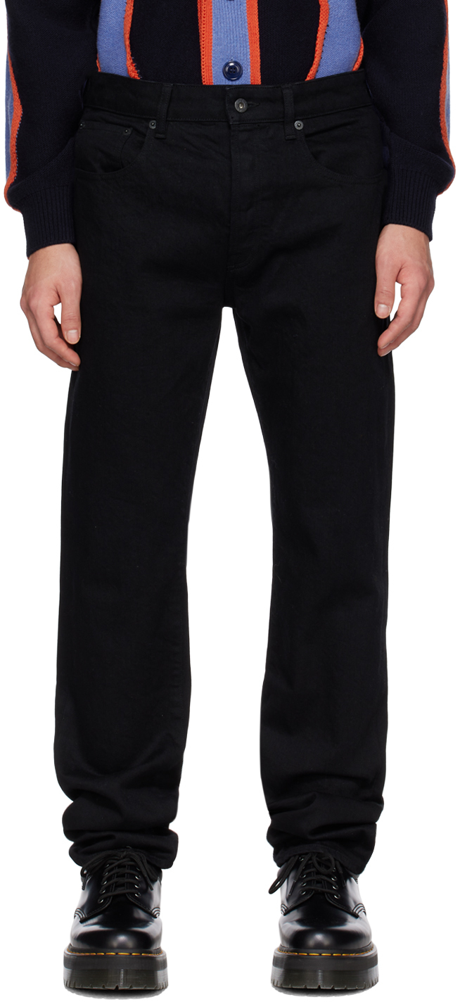 Kenzo Bara Slim-fit Jeans In Black