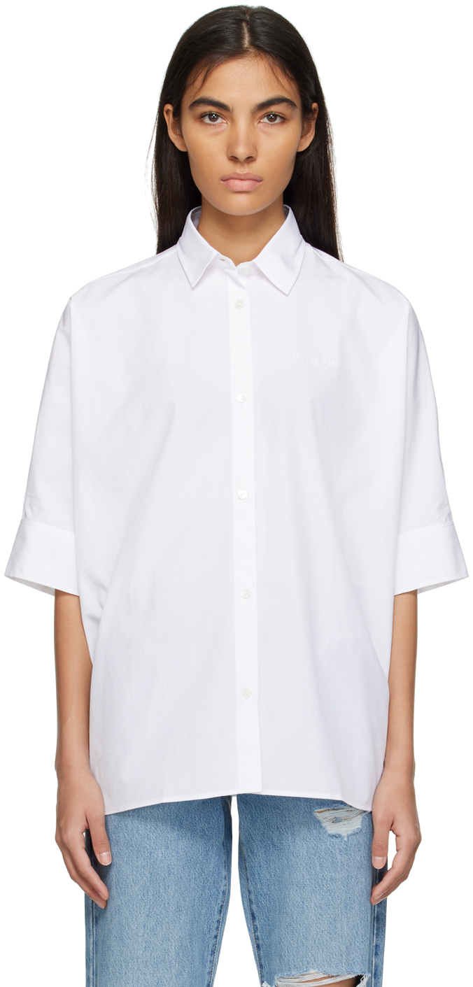 Maison Kitsuné Shirt In White