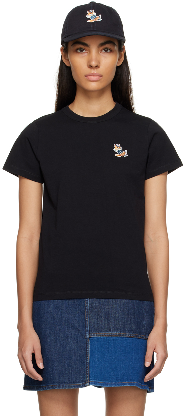Maison Kitsuné Black Dressed Fox T-Shirt