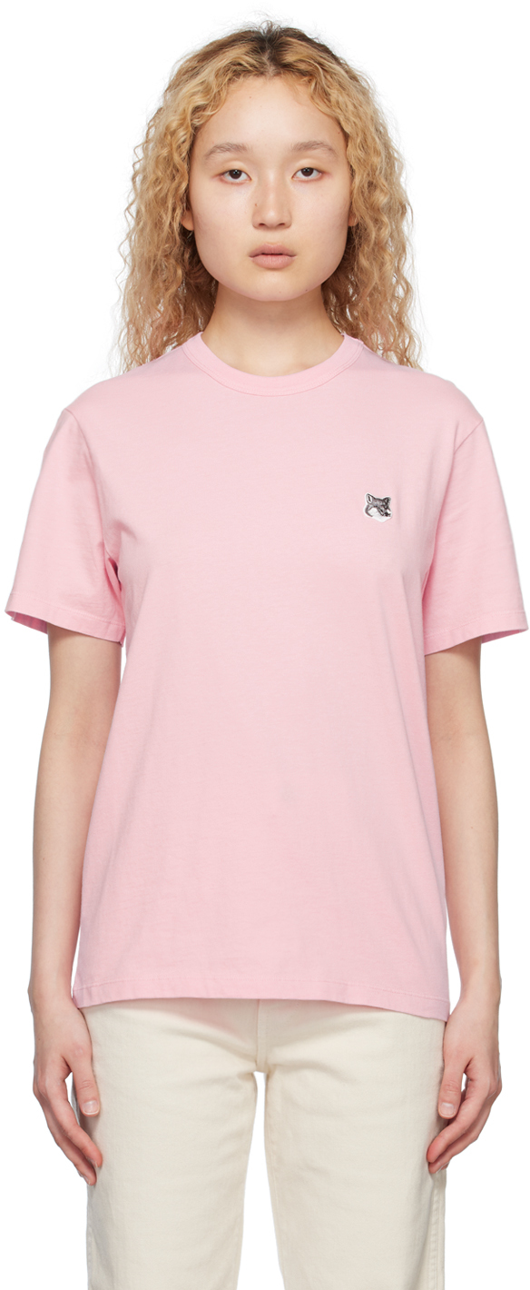 ピンク フォックスヘッド Tシャツ