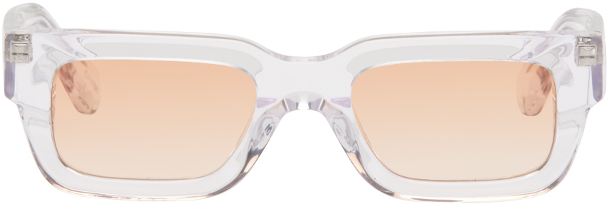 Maison Kitsuné Transparent Chimi Edition 05 Sunglasses In O100 Transparent