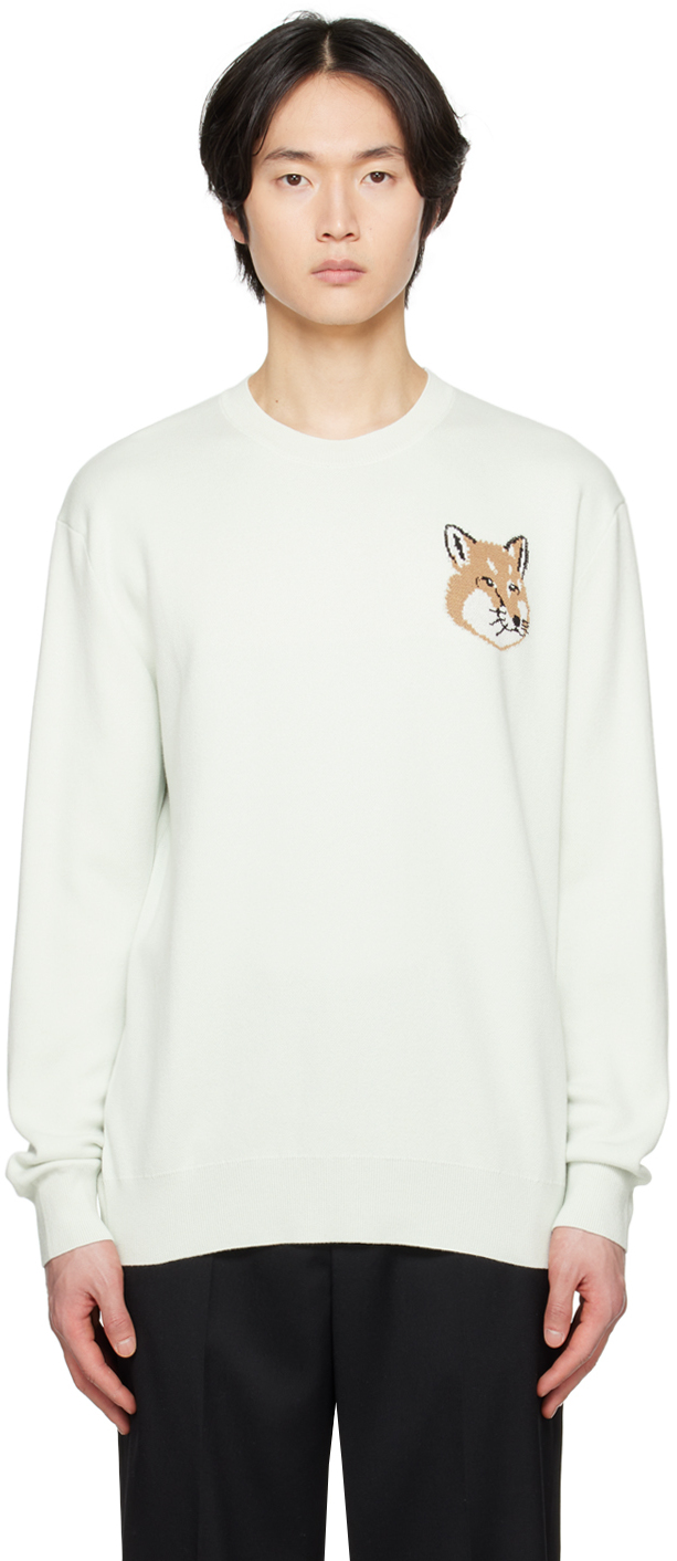 Maison kitsune fox head knit sale