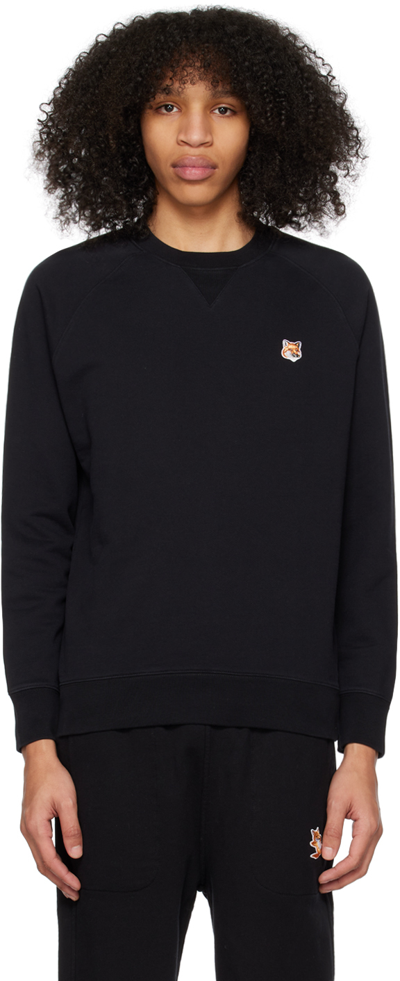 Maison Kitsuné Black Fox Head Sweatshirt