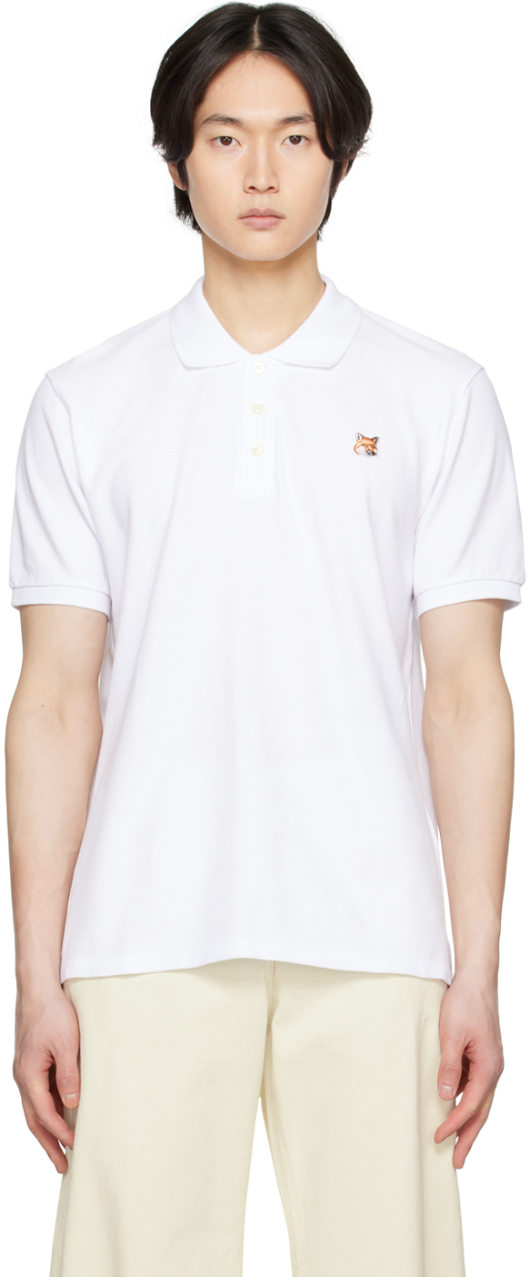 White Fox Head Polo