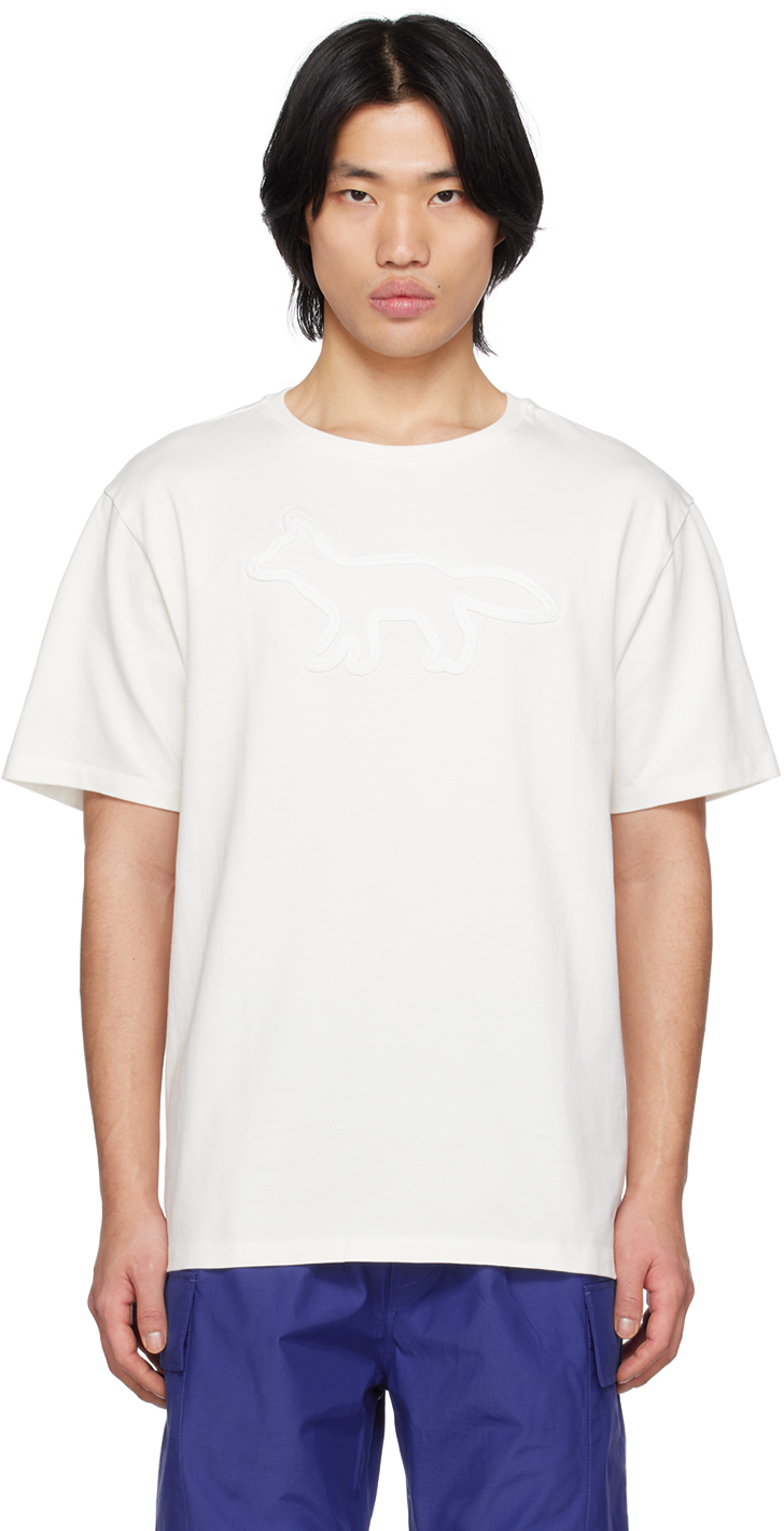 Maison Kitsuné Off-white Contour Fox T-shirt