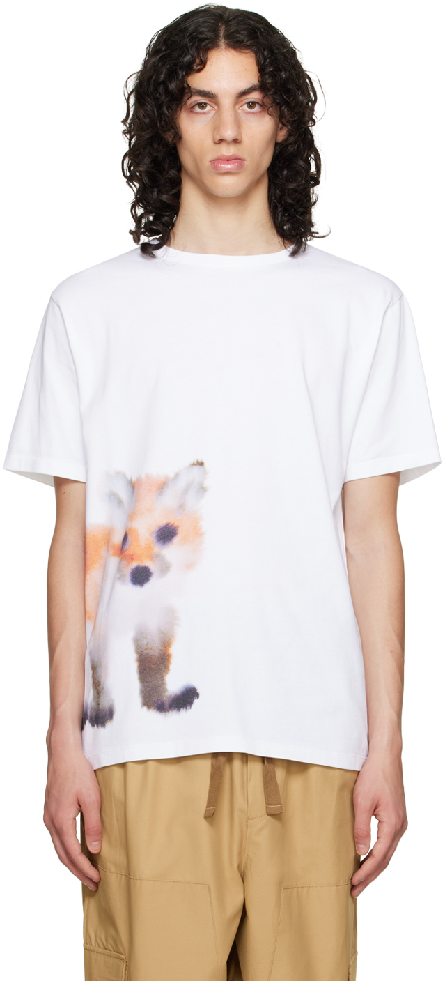 Maison Kitsuné Fox T-shirt White