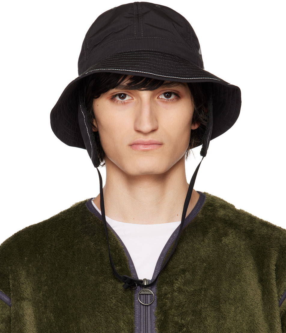 Black and wander Edition Ear Flap Bucket Hat