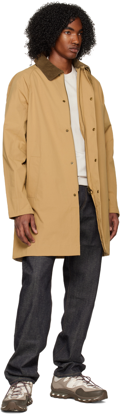 Barbour ベージュ Ashi カジュアル トレンチ マックコート