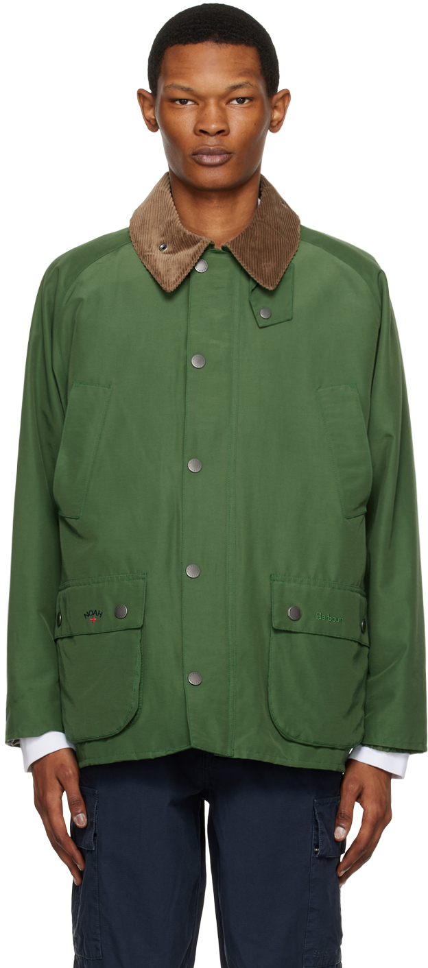 Green Noah Edition Bedale Jacket by Barbour on Sale