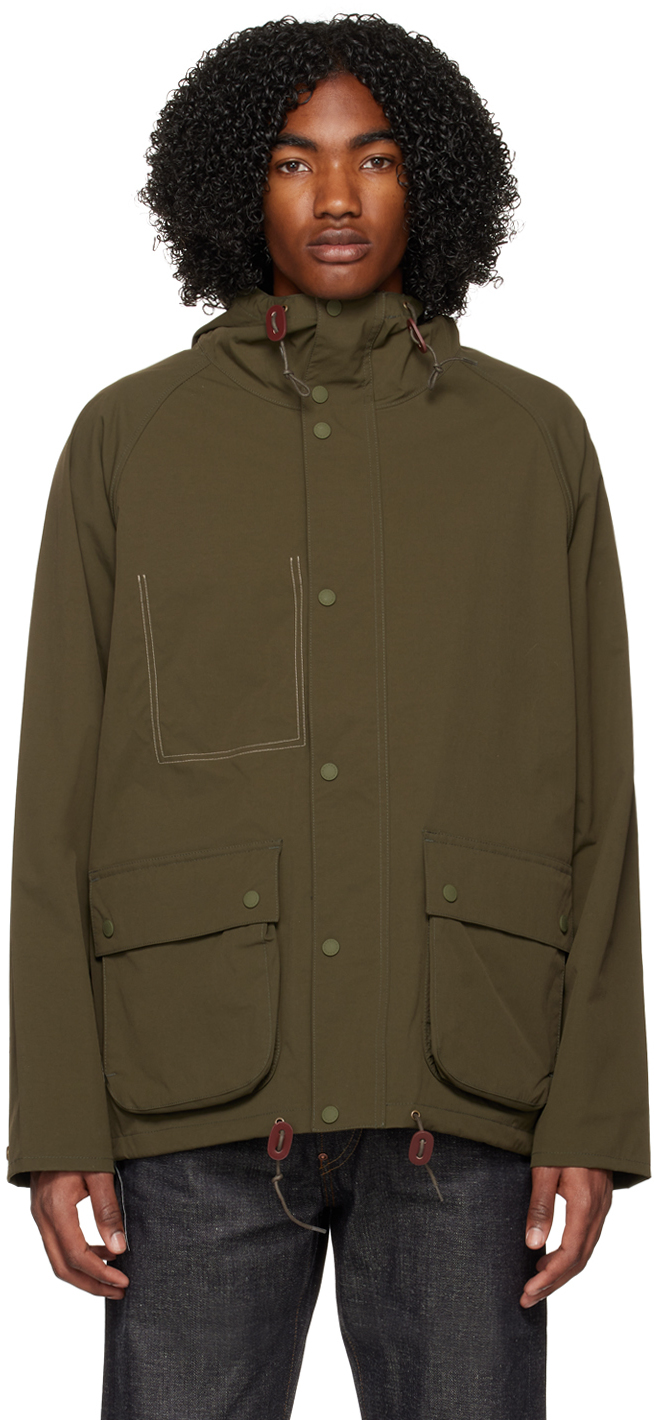 Barbour: Green Field Jacket | SSENSE UK