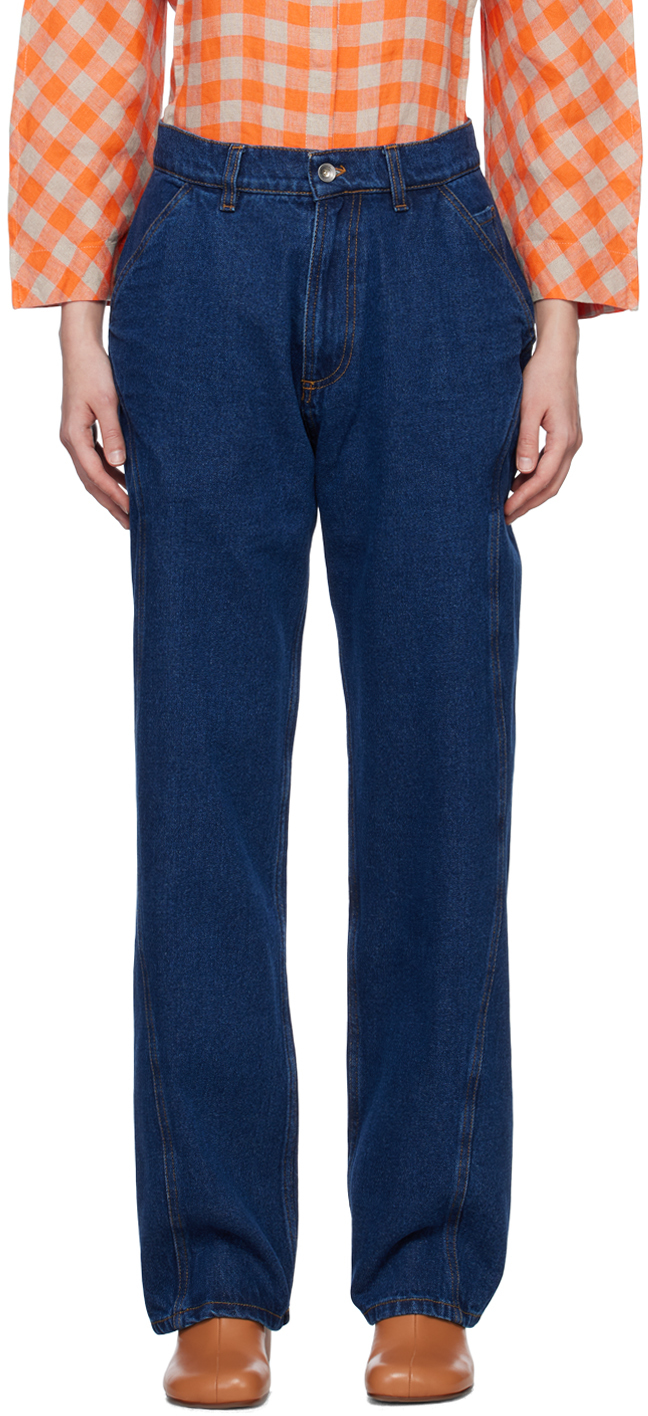 【関税込み】Henrik Vibskov インディゴ D-Pants ジーンズ Henrik Vibskovのインディゴ D-Pants ジーンズがセール中