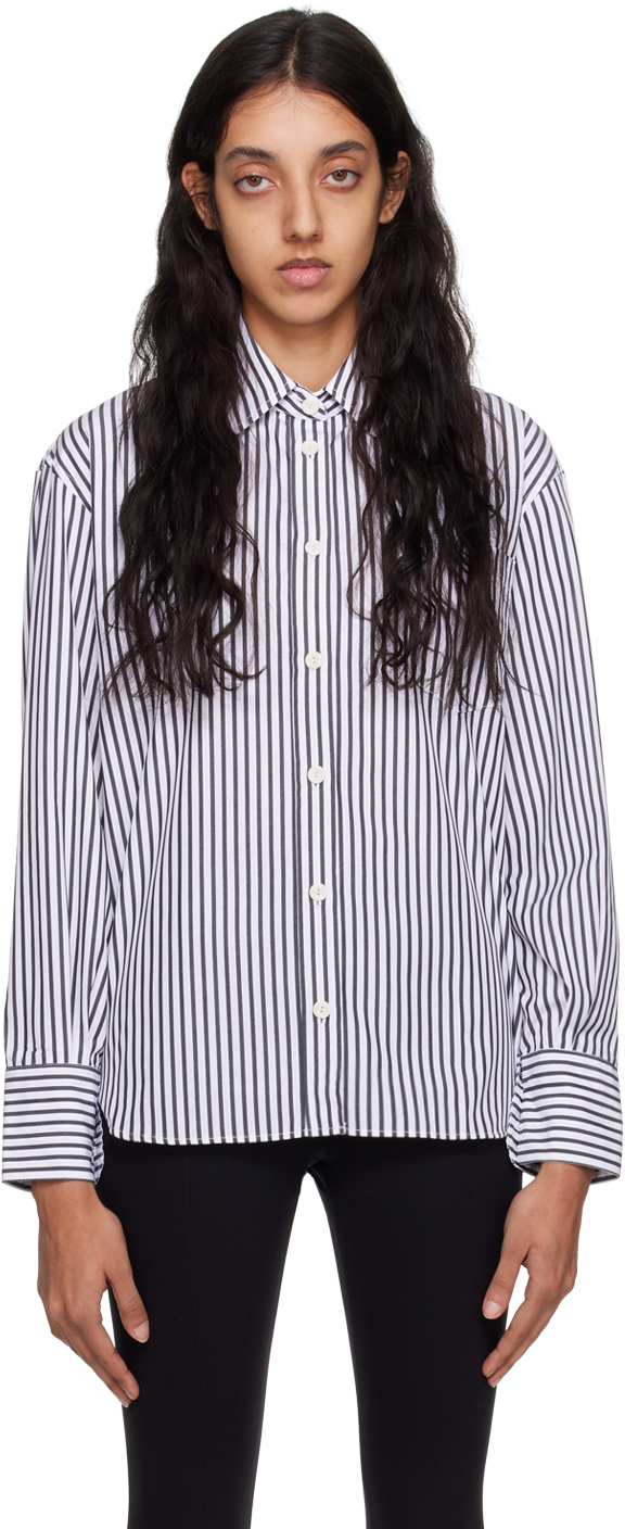 Maria McManus Black & White Oversized Stripe Shirt