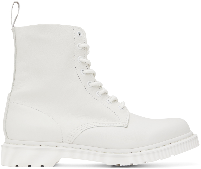 White 1460 Pascal Boots