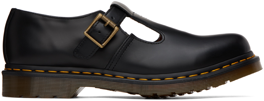DR. MARTENS' BLACK POLLEY MARY JANE OXFORDS