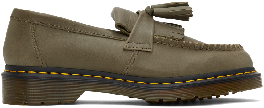 DR. MARTENS' KHAKI ADRIAN LOAFERS